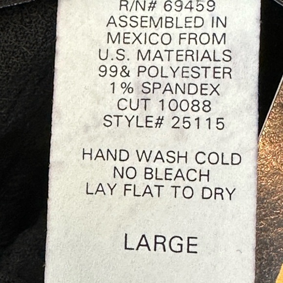 Portocruz Black Gauzy Stretch Drawstring Waist Wide Leg Cover Up Pants Beachy L - Picture 8 of 14